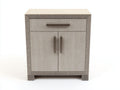 Sideboards aus Holzwerkstoff 80x40x85 cm - Taupe-Natur - modern mit zwei Türen und einer Schublade